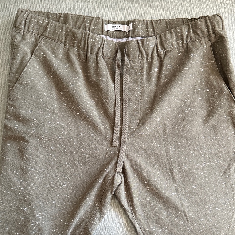Obey Men's Olive Green Pants